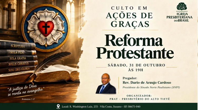 CULTO REFORMA PROTESTANTE